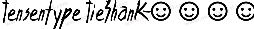 Tensentype TieShanK字体转换